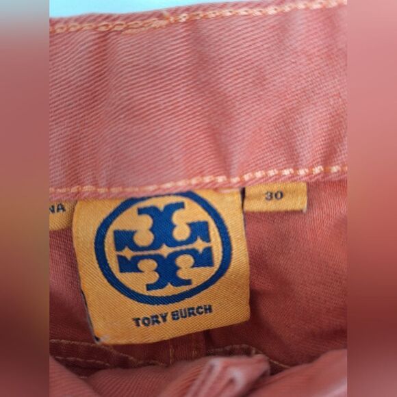 Tory Burch carrot color jeans size 30 - Picture 2 of 8